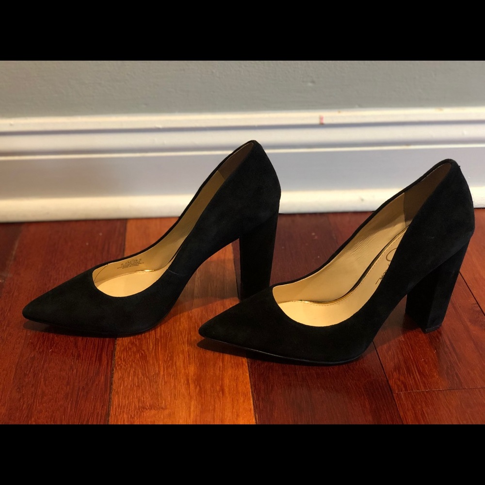 JESSICA SIMPSON velvet HEELS